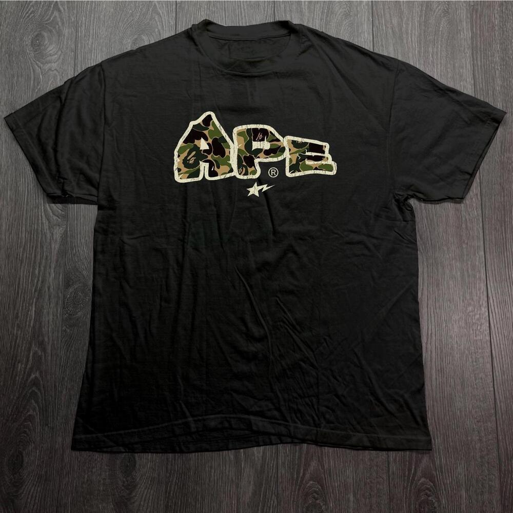 Black Bape Camo Tee 1